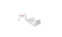 Корпус внешней настенной розетки на 1 Keystone Jack SYSMATRIX MB 1WH