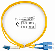 Cabeus FOP(d)-9-LC-SC-1m Шнур оптический duplex LC-SC 9/125 sm 1м LSZH