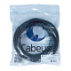 Cabeus FTP-4P-Cat.5e-SOLID-OUT-PE-UV-25 Кабель витая пара экранированная FTP (F/UTP), категория 5e, 4 пары (24 AWG), одножильный, экран - фольга, для внешней прокладки, PE-UV (25 м)