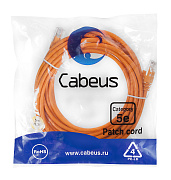 Cabeus PC-UTP-RJ45-Cat.5e-5m-OR Патч-корд UTP, категория 5e, 5 м, неэкранированный, оранжевый