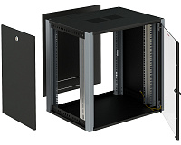 SYSMATRIX WP 6418.910 Шкаф телекоммуникационный настенный 19" 18U 600x450x852mm (ШхГхВ) дверь стекло