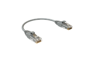 SYSMATRIX PC 4545.5EU26.015LSZHGY Патч-корд U/UTP, категория 5е, 2xRJ45, неэкранированный, серый, LSZH, 0.15м