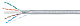 Cabeus UTP-4P-Cat.6a-SOLID-PVC-GY-100 Кабель витая пара UTP (U/UTP), категория 6A, 4 пары (23 AWG), одножильный, PVC нг(А)-LS, серый (100 м)