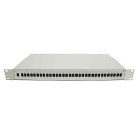 Cabeus FO-19-32SC-SPL-T Кросс оптический стоечный, 19, под сплиттер 1x32, серый