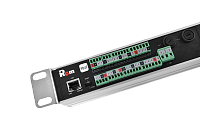 Верт блок розеток Rem-2MC, монит, измер, 3×16A, 48C13, 1820мм, шнур 3м IEC309, R-2MC3-3x16-48C13-MI-1820-3-3PN