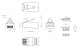 Cabeus 8P8C-C6-TWP Коннектор RJ-45 под витую пару, категория 6 (50 µ"/ 50 микродюймов)