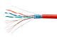 Cabeus FTP-4P-Cat.5e-PATCH-LSZH-RD Кабель витая пара FTP (F/UTP), категория 5e, 4 пары, 7x0.16 мм (26 AWG), многожильный (patсh), красный, LSZH, нг(А)-HF, (305 м)