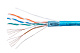 Cabeus FTP-4P-Cat.5e-PATCH-LSZH-BL Кабель витая пара FTP (F/UTP), категория 5e, 4 пары, 7x0.16 мм (26 AWG), многожильный (patсh), синий, LSZH, нг(А)-HF, (305 м)