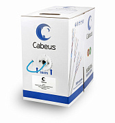 Cabeus UTP-4P-Cat.5e-PATCH-BL Кабель витая пара UTP (U/UTP), категория 5e, 4 пары, (24 AWG), многожильный (patсh), PVC нг(А)-LS, синий (305 м)