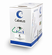 Cabeus FTP-4P-Cat.5e-PATCH-LSZH-GN Кабель витая пара FTP (F/UTP), категория 5e, 4 пары, 7x0.16 мм (26 AWG), многожильный (patсh), зеленый, LSZH, нг(А)-HF, (305 м)