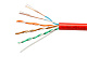 Cabeus UTP-4P-Cat.5e-PATCH-RD Кабель витая пара UTP (U/UTP), категория 5e, 4 пары, (24 AWG), многожильный (patсh), PVC нг(А)-LS, красный (305 м)