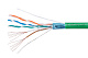Cabeus FTP-4P-Cat.5e-PATCH-LSZH-GN Кабель витая пара FTP (F/UTP), категория 5e, 4 пары, 7x0.16 мм (26 AWG), многожильный (patсh), зеленый, LSZH, нг(А)-HF, (305 м)