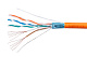 Cabeus FTP-4P-Cat.5e-PATCH-LSZH-OR Кабель витая пара FTP (F/UTP), категория 5e, 4 пары, 7x0.16 мм (26 AWG), многожильный (patсh), оранжевый, LSZH, нг(А)-HF, (305 м)