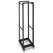 Открытая серверная стойка 42U 533x600x1928mm (ШхГхВ), двухрамная, цвет черный